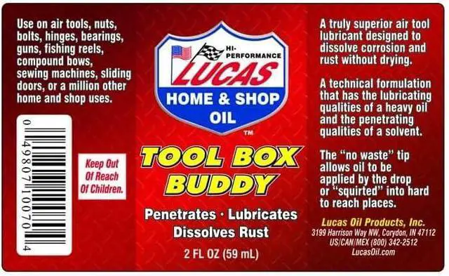 Alt view image 2 of 3 - Lucas Oil 10070 Tool Box Buddy - 2 Ounce