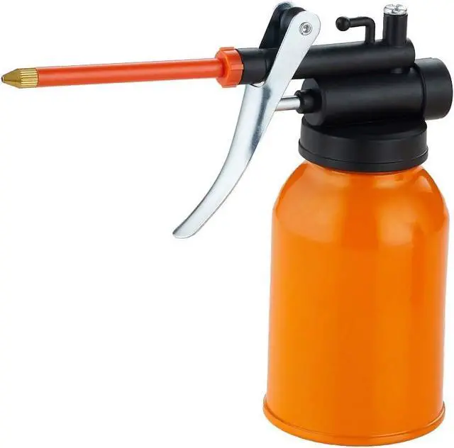 Alt view image 3 of 7 - 300ml Pump Oil Can with Flex and Straight Spout for All Lubrication Need of Car, Bikes and Machines