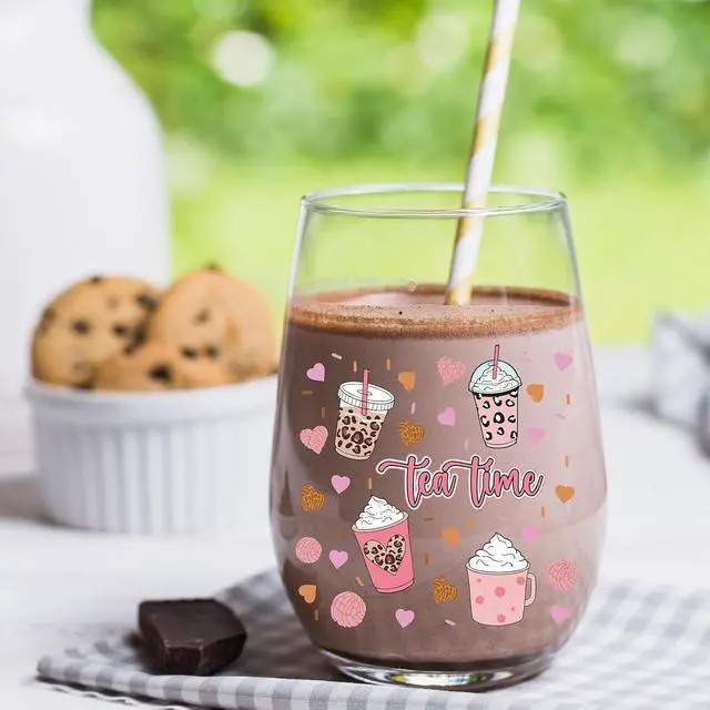 Alt view image 3 of 7 - Funny Coffee UV DTF Decals - 20 Sheets I Love You More Than Coffee Fun Uvdtf Cup Wraps for 16 oz Glass Water Bottle, Milk Tea Ice Cream Flower Transfer Stickers DIY Mug Craft Decals Decor Gift for Mom