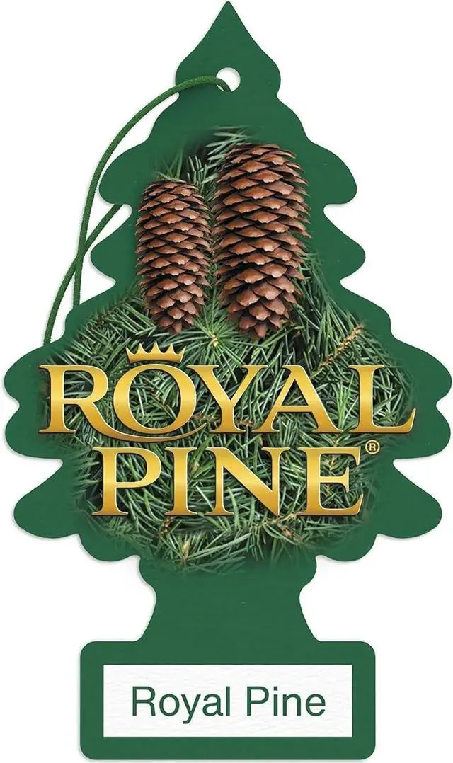 Main image of LITTLE TREES Car Air Freshener | Hanging Paper Tree for Home or Car | Royal Pine | 6 Pack