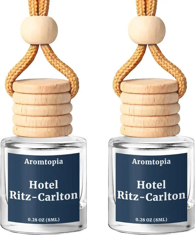 Main image of Car Air Fresheners, Hanging Car Fragrance Diffuser, Aromtopia Elegant Hotel-Inspired Scent, Car Odor Eliminator, Long-Lasting, Car Accessories Gift for Women & Men Gift (Hotel Ritz-Carlton), Pack of 2