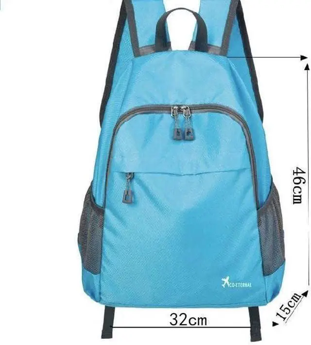 Alt view image 2 of 7 - Geboldil Men's and women's waterproof backpack traveling backpack blue1