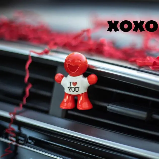 Alt view image 3 of 6 - Little Joe 96410 I Love You New Car Scent Car Air Freshener Vent Clip, Fights Odors for up to 45 Days, Long-Lasting Freshness, Cute Car Odor Eliminator, Pack of 1