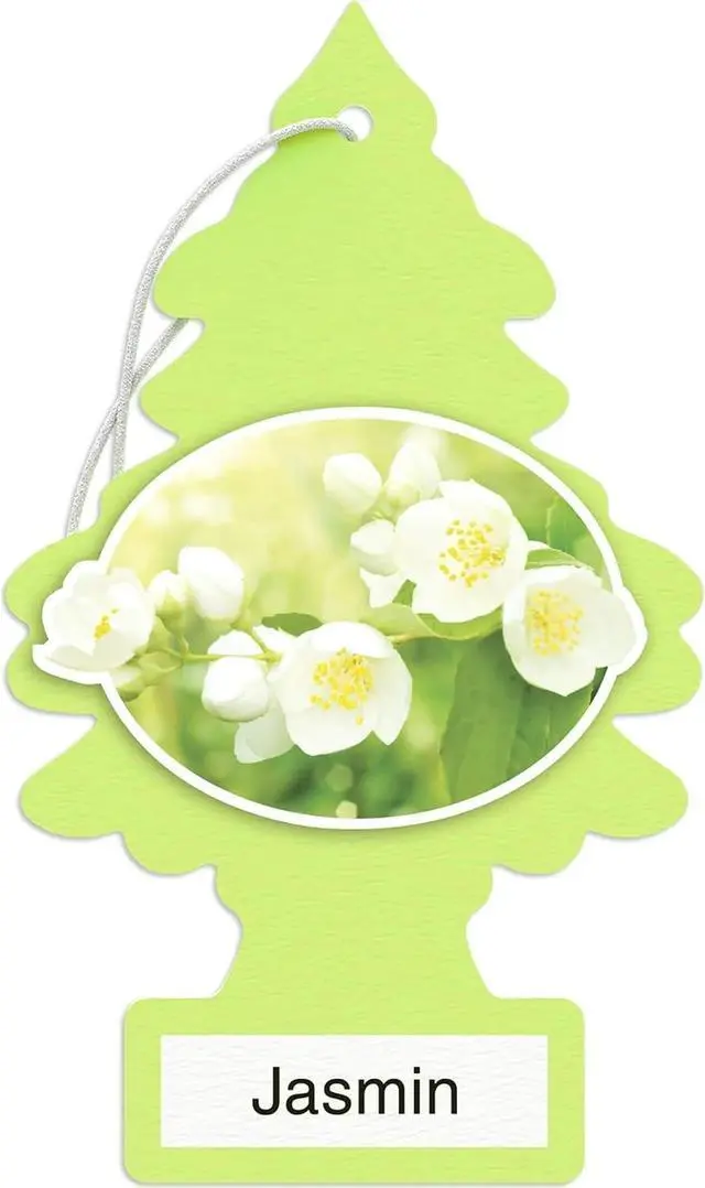 Main image of CAR FRESHNER U3S-32033 Jasmine Little Trees Air Freshener (3 Pack)