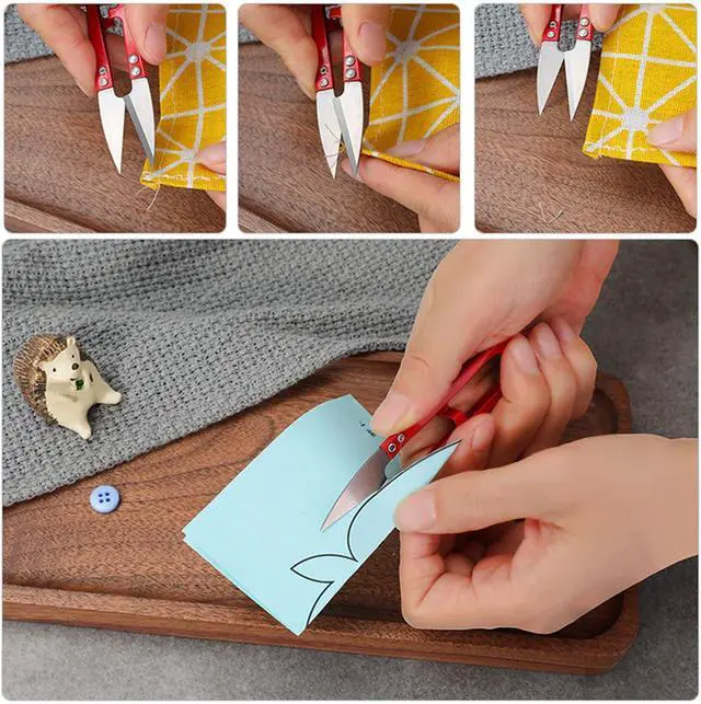 Alt view image 3 of 6 - 10 Pcs Sewing Seam Rippers, 4 Big and 4 Small Handy Stitch Ripper Sewing Tools with 2 Scissors for Sewing Crafting Thread Removin
