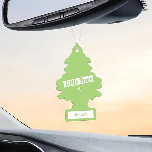 Alt view image 4 of 7 - CAR FRESHNER U3S-32033 Jasmine Little Trees Air Freshener (3 Pack)