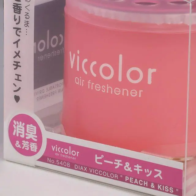 Alt view image 2 of 5 - Auto Dynasty VicColor Gel Based Japanese Under-The-Car Air Refresher/Odor Eliminator Can (Peach & Kiss Scented)