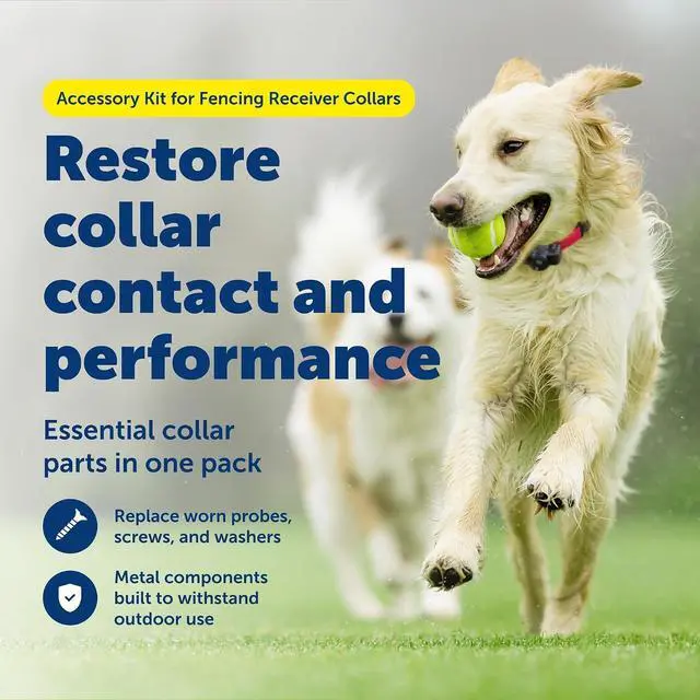 Alt view image 2 of 7 - PetSafe Accessory Kit for Fencing Collars, In-Ground & Wireless | Includes Replacement or Extra Short & Long Contact Points, Protective Level Covers & Hardware for Most PetSafe Fence Collars