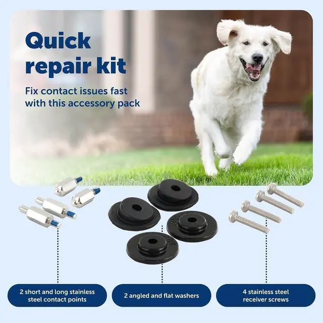 Alt view image 5 of 7 - PetSafe Accessory Kit for Fencing Collars, In-Ground & Wireless | Includes Replacement or Extra Short & Long Contact Points, Protective Level Covers & Hardware for Most PetSafe Fence Collars
