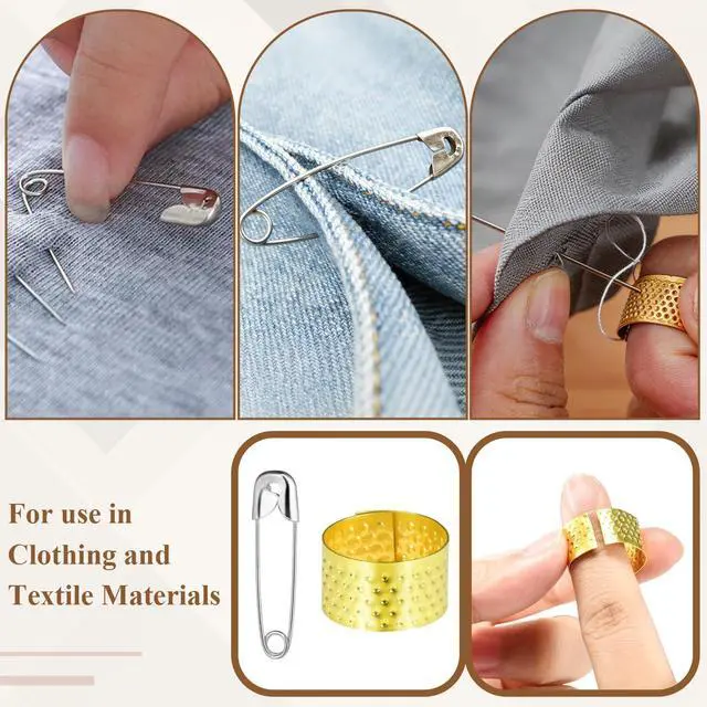 Alt view image 6 of 7 - Hook and Eye Sewing Set Snap Button Kit with Bra Hooks & Skirt Hooks and Eyes Latches for Different Options for Sewing Closures,3 Styles Sewing Fasteners for Clothing