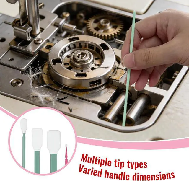 Alt view image 4 of 7 - Prelady 30Pcs Sewing Machine Cleaning Kit, Durable Storage Box, Multi Brushes & Screwdriver, Universal Maintenance Tools for Household Sewing Machines