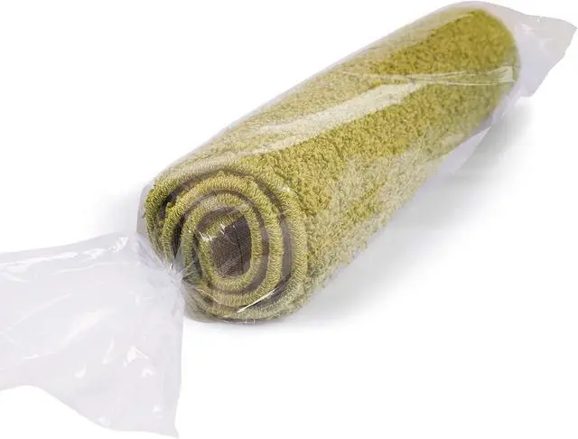 Alt view image 5 of 6 - Jumbo Rug Storage Bags - Large Clear Plastic Bags with Nylon Cable Zip Ties for Indoor/Outdoor Carpet Moving or Storage (2 Pieces, Fit 6 x 9 Feet)