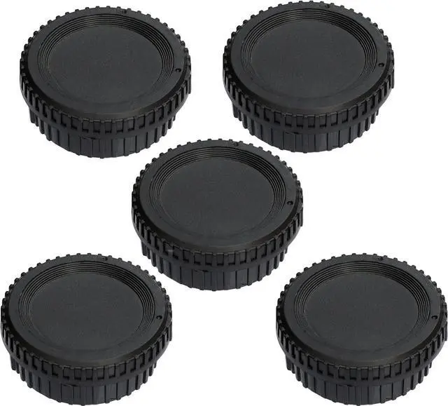 Main image of (5 Pack) F Mount Rear Lens Cap Body Cover Set, Nikkor Lens Cap, F Mount Body Cover, CCD Sensor Dust Protective Caps, Compatible with Nikon DSLR Camera and Lenses