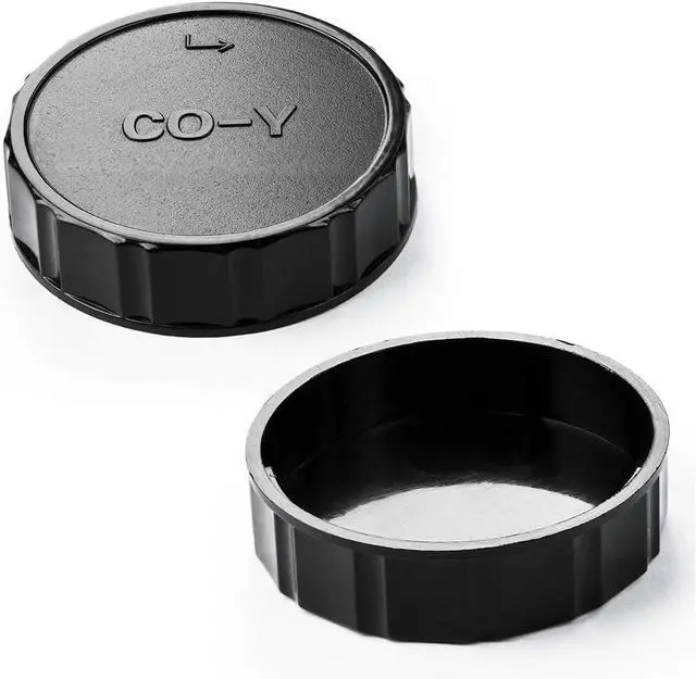 Alt view image 4 of 6 - Body Cap and Lens Rear Cap Cover Replacement Set for CONTAX Yashica C/Y Mount Lens&Cameras,2 Sets