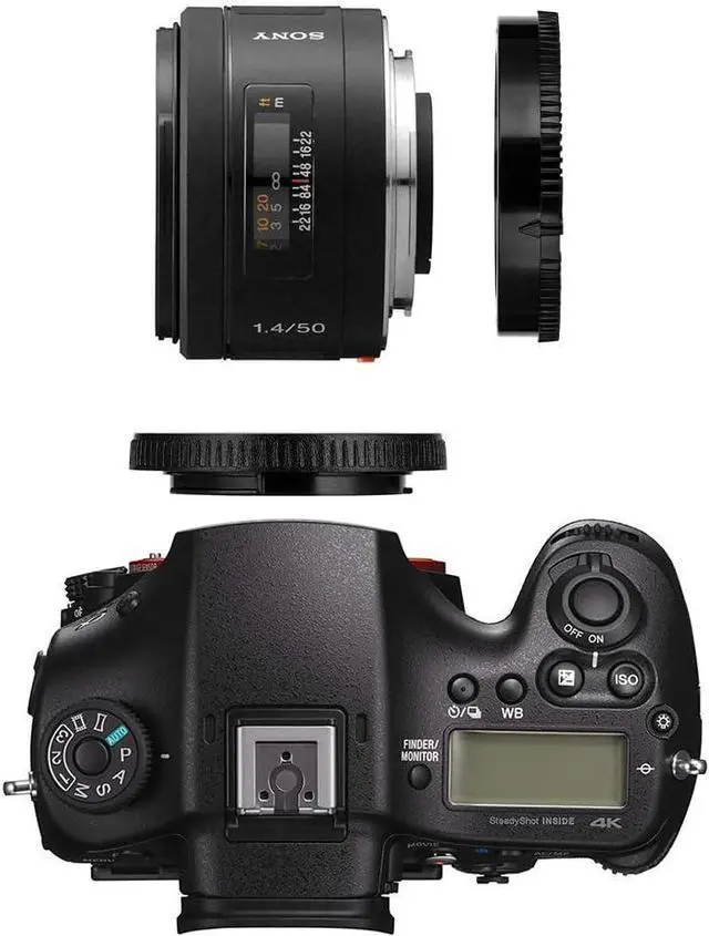 Alt view image 3 of 6 - Camera Body Cap and Lens Rear Cap Cover Replacement for Sony Alpha A-Mount/Minolta AF Mount Lens,2 Packs