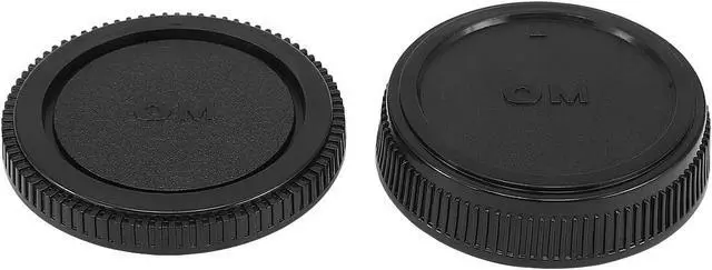 Alt view image 3 of 4 - Haoge Camera Body Cap and Rear Lens Cap Cover Kit for Olympus OM Mount Camera Lens