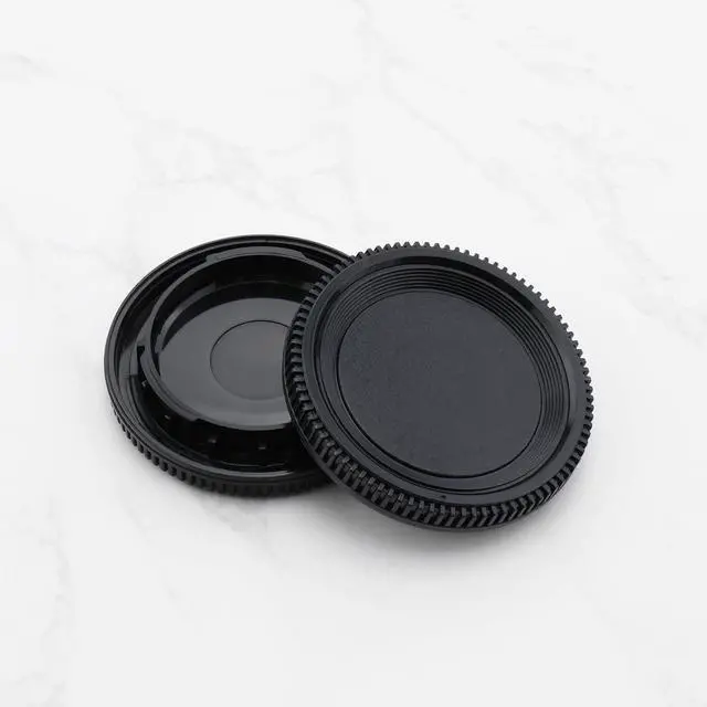 Alt view image 5 of 7 - OTOTEC 4 Pcs F Mount Plastic Body Cap Camera Protector Dust Cap Compatible with Nikon F Mount Film or Digital SLR Camera Black