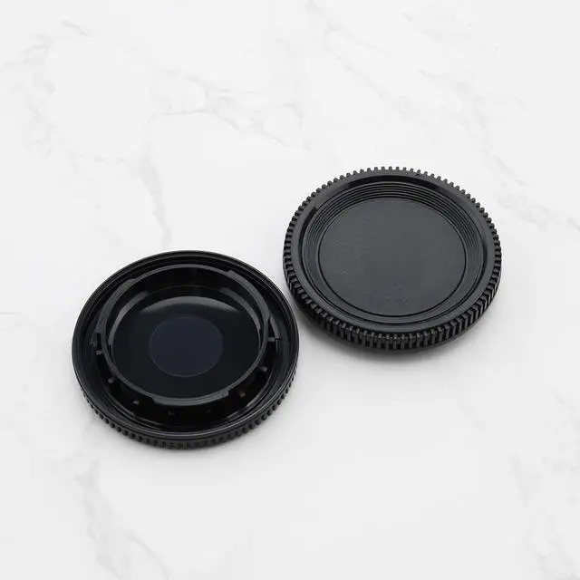 Alt view image 6 of 7 - OTOTEC 4 Pcs F Mount Plastic Body Cap Camera Protector Dust Cap Compatible with Nikon F Mount Film or Digital SLR Camera Black