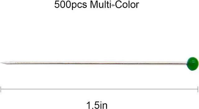 Alt view image 2 of 4 - Tutuxio 518pcs Sewing Tools Kit, 500pcs Quilting Sewing Pins, 10pcs Tailor's Chalk, 1pc Sliding Gauge, 4pcs Seam Ripper with 2pcs Snip Scissor, 1pc Soft Ruler