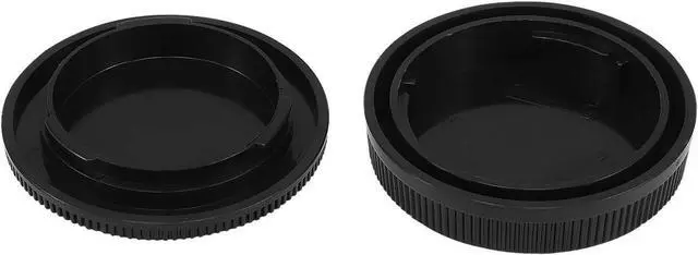 Alt view image 4 of 4 - Haoge Camera Body Cap and Rear Lens Cap Cover Kit for Canon EOS-M EOSM EF-M EFM Mount Camera Lens Such as EOS M M3 M5 M6 M6 Mark II M10 M50 M100 M200