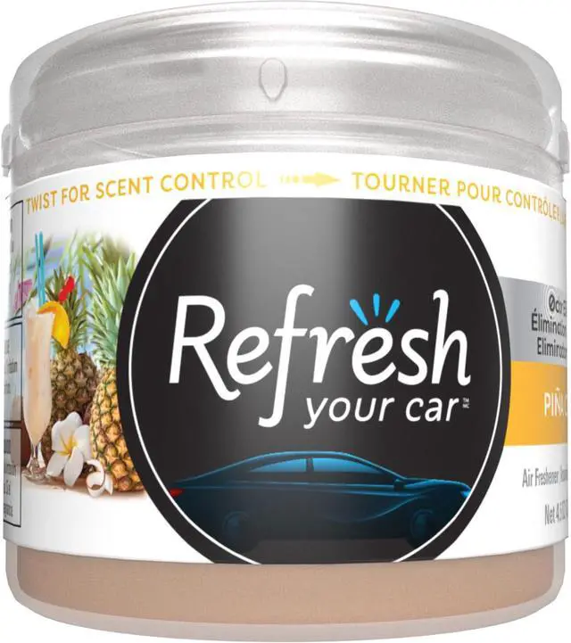 Alt view image 4 of 6 - Refresh Your Car! Air Freshener (Pina Colada RF Scent, 1 Pack)