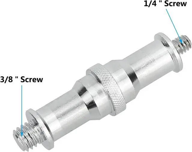 Alt view image 3 of 5 - CAMVATE 1/4 to 3/8 Convertor Adapter Spigot Stud for Studio Light Stand | Ball Head, Wireless Flash Receiver, Trigger(4 Pieces)