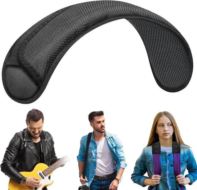 Main image of FIEIL Extra Thick Shoulder Strap Pad, Universal Replacement Shoulder Pad, for Shoulder Bags, Guitar Strap, Detachable Shoulder Strap Pad Pads Help Relieve Shoulder Pain(Sandwich Mesh)