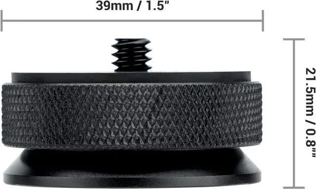 Alt view image 6 of 6 - JJC Male 1/4"-20 to Female 3/8"-16 Threaded Screw Converter Adapter | for Mounting Camera and Other Device with Female 1/4"-20 Thread to Tripod Monopod with Male 3/8"-16 Thread or Arca-Type Clamp