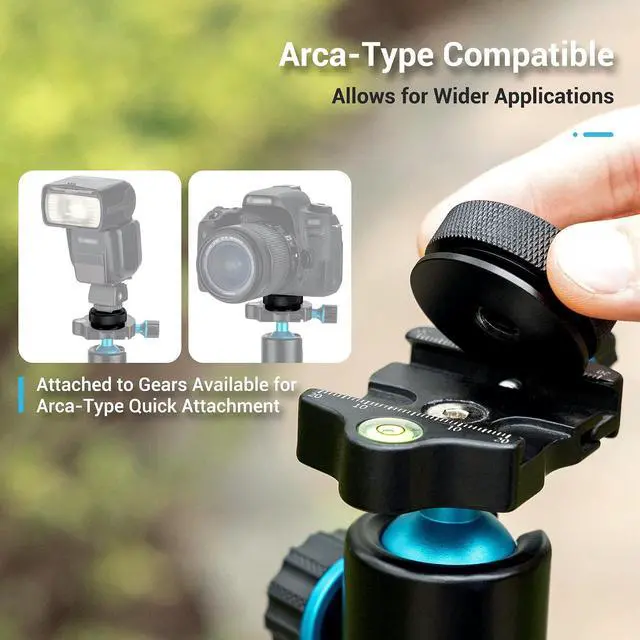 Alt view image 5 of 6 - JJC Male 1/4"-20 to Female 3/8"-16 Threaded Screw Converter Adapter | for Mounting Camera and Other Device with Female 1/4"-20 Thread to Tripod Monopod with Male 3/8"-16 Thread or Arca-Type Clamp