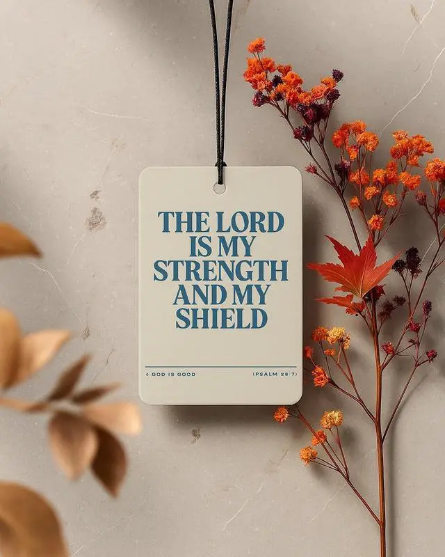 Alt view image 5 of 7 - Christian Faith Car Air Freshener 4 Pcs Coconut Scented, Christian Car Accessories Mirror Decor for Women, Inspiration Bible Verse Floral Hanging Air Freshener for Cars Closet Drawer Books