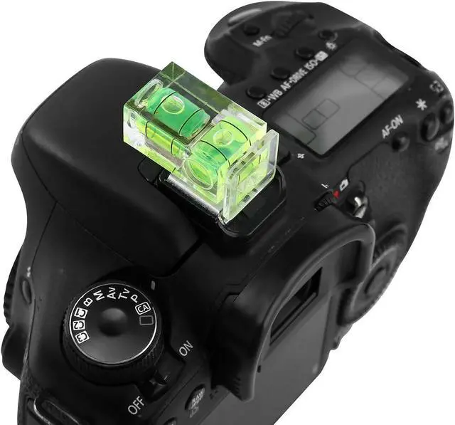 Alt view image 2 of 7 - 6 Pack Camera Hot Shoe Level, Hot Shoe Bubble Level Camera Hot Shoe Cover 2 Axis Bubble Spirit Level Compatible with DSLR Film Camera Canon Nikon Olympus,Combo Pack - 2 Axis and 1 Axis