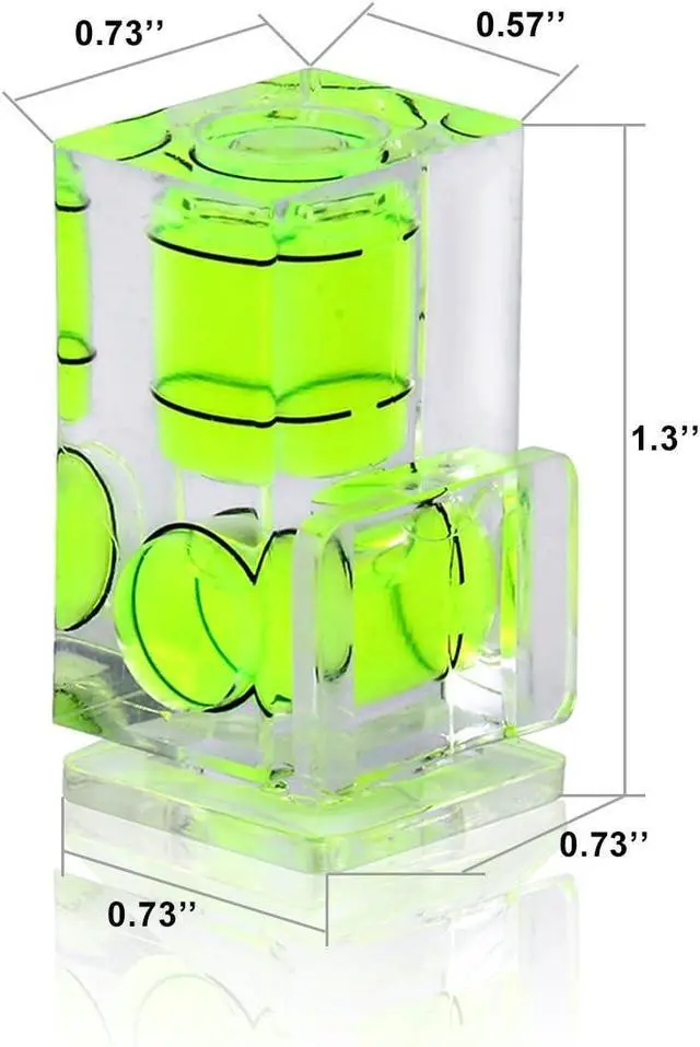 Alt view image 7 of 7 - 6 Pack Camera Hot Shoe Level, Hot Shoe Bubble Level Camera Hot Shoe Cover 2 Axis Bubble Spirit Level Compatible with DSLR Film Camera Canon Nikon Olympus,Combo Pack - 2 Axis and 1 Axis