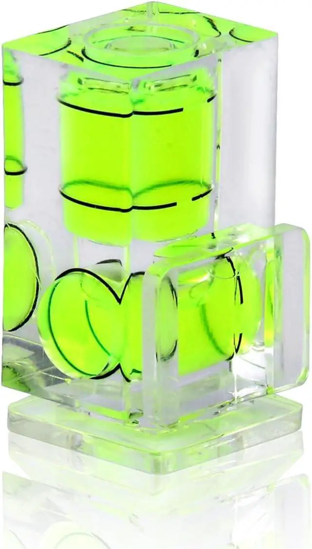 Alt view image 6 of 7 - 6 Pack Camera Hot Shoe Level, Hot Shoe Bubble Level Camera Hot Shoe Cover 2 Axis Bubble Spirit Level Compatible with DSLR Film Camera Canon Nikon Olympus,Combo Pack - 2 Axis and 1 Axis