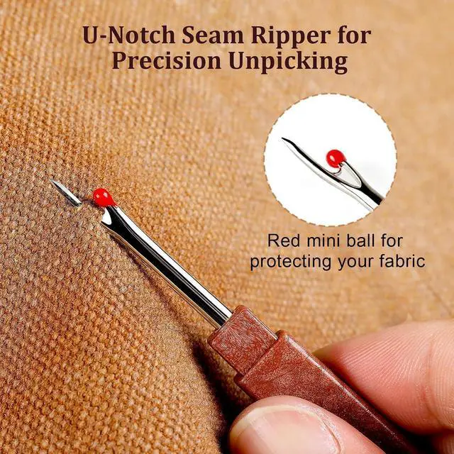 Alt view image 7 of 7 - LIBLAIN Sewing Kit with Big Eye Steel Needles for Adults | Needle and Thread Kit for Hand Sewing, 43Pcs Mini Travel Sewing Kit Included, 78Pcs