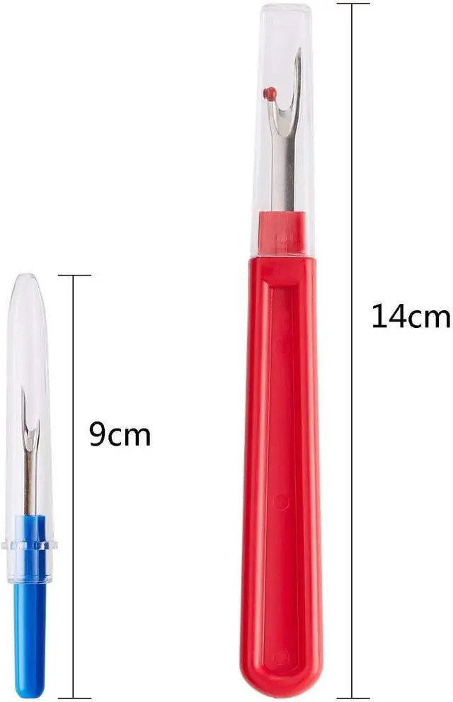 Alt view image 4 of 7 - Seam Ripper and Thread Remover Kit,2 Big and 2 Small Sewing Stitch Thread Unpicker and 1 Sewing Trimming Scissor Nipper Tool for Thread Remove(Multi-Color)