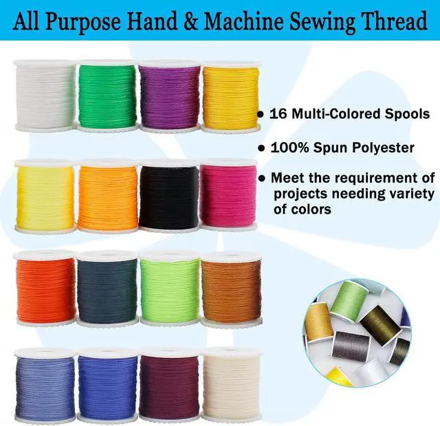 Alt view image 4 of 5 - YEQIN Sewing Kit, 42 Premium Sewing Supplies Portable Sewing Supplies Accessories Contains Thread, Needle, Scissors, Measure Tape, for Mom Grandma Friend Adults Beginner Traveler