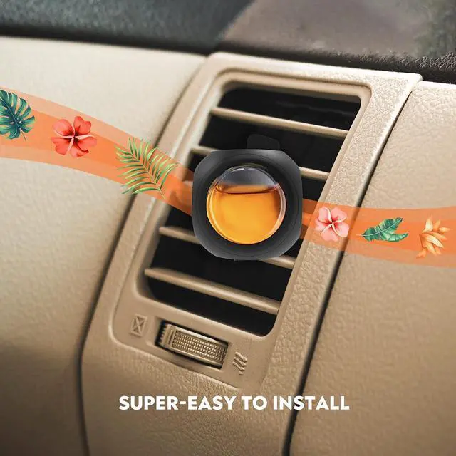 Alt view image 5 of 6 - DRIVEJOY Car Air Freshener Vent Clips, 8 PK, 6 Hawaiian, 2 New Car, Car Fresheners for Men Women, Up to 240 Days, Natural Odor Eliminator