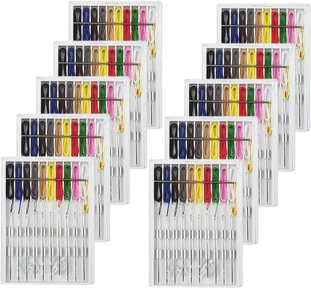 Main image of 10 Boxes Quick Fix Sewing Kit, Easy Pre Threaded Needle Kit | Prethreaded Sewing Kits, Pre Threaded Needles, Pre-Threaded Needles, Needles and Thread Box, Needle and Thread Box