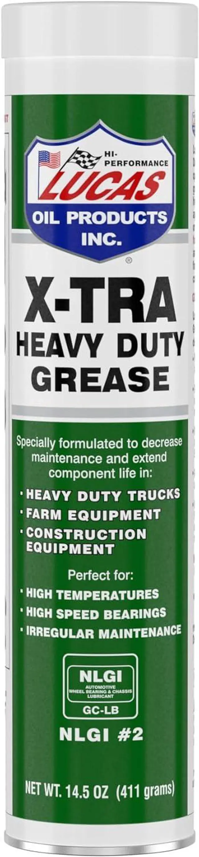 Main image of Lucas Oil 14.5 Ounce 10301 Heavy Duty Grease, 14.5 oz,Green