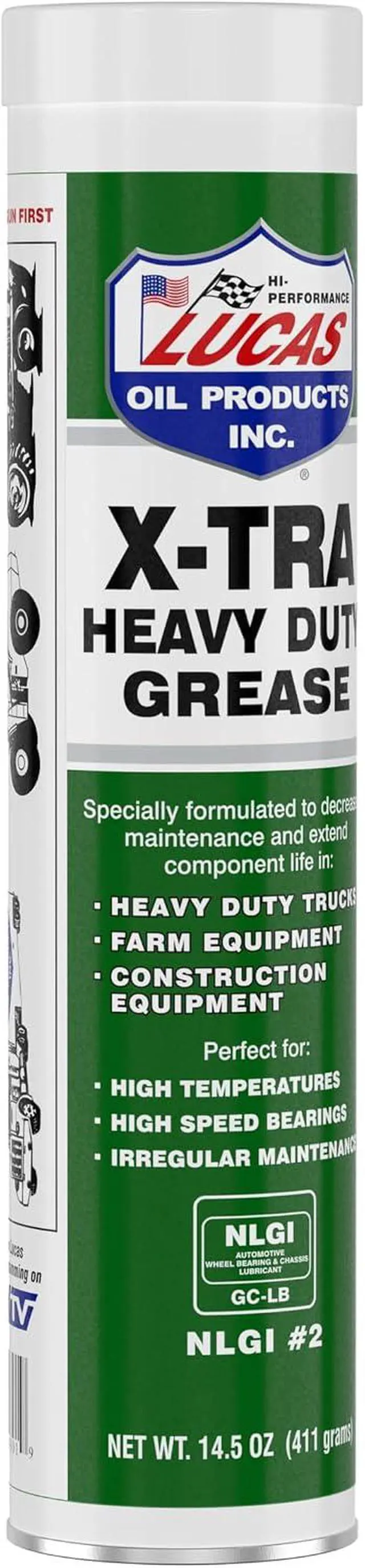 Alt view image 3 of 5 - Lucas Oil 14.5 Ounce 10301 Heavy Duty Grease, 14.5 oz,Green