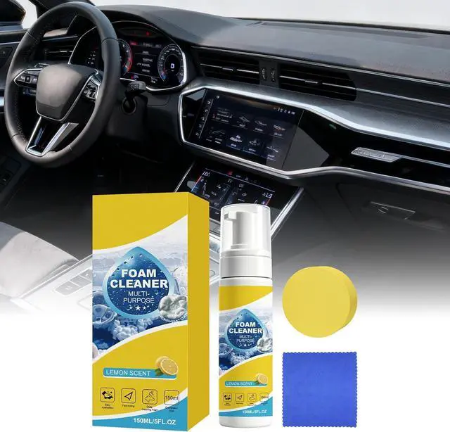 Alt view image 2 of 7 - 4-in-1 Multi-Enzyme Foam Cleaner, Foam No-Rinse Cleaner,Powerful & Multipurpose Car Interior Foam Cleaners for Car Interior, Kitchen Grease,Bathroom Tiles,Sofa Upholstery (1PC)