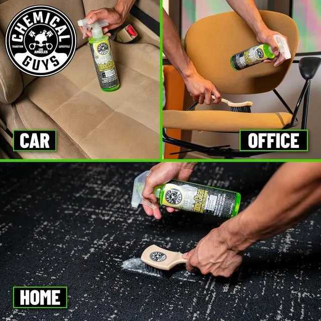Alt view image 7 of 7 - Chemical Guys, Citrus Fabric & Carpet Cleaner, Ready-to-Use Spray, 16 oz | Ready-to-use foaming spray lifts stains and odors from car seats, carpet and floor mats, safe on most fabrics