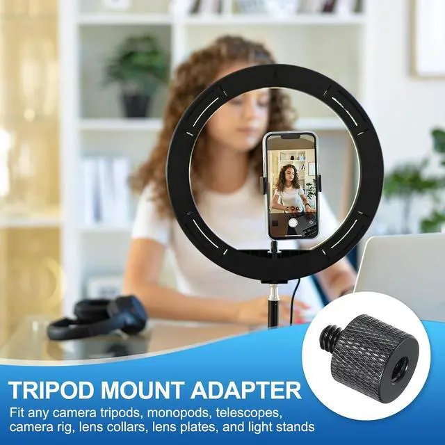 Alt view image 4 of 7 - PATIKIL Tripod Screw Adapter 1/4" Male to 1/4" Female, 4 Pcs Tripod Nut Connectors Camera Mount Screw Camera Double Head Converter for Microphone Holder Magic Arms Accessories, 20 mm