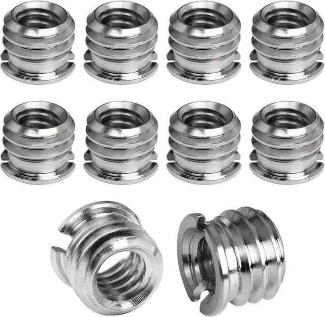 Main image of 1/4"-20 Female to 3/8"-16 Male Tripod Thread Adapter LUORNG 10PCS Standard Screw Adapter Reducer Bushing Converter for DSLR Camera Camcorder Monopod Stand, 3/8 to 1/4 Tripod