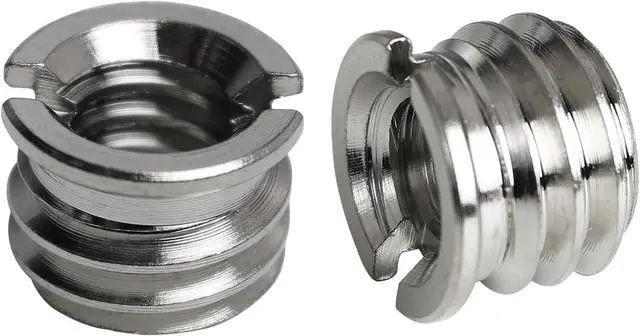 Alt view image 5 of 5 - 1/4"-20 Female to 3/8"-16 Male Tripod Thread Adapter LUORNG 10PCS Standard Screw Adapter Reducer Bushing Converter for DSLR Camera Camcorder Monopod Stand, 3/8 to 1/4 Tripod