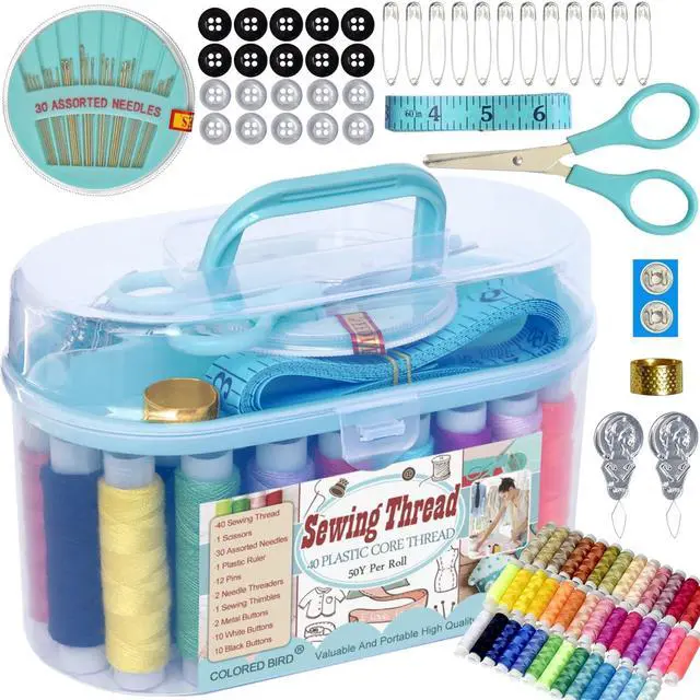 Main image of Sewing kit Sewing Thread Sewing Supplies Family Repair Kit Traveler Sewing Project kit DIY Sewing Supplies Organizer