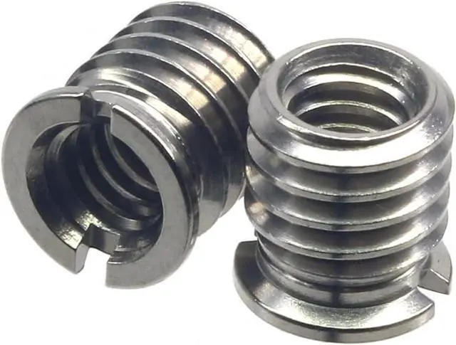 Main image of Stainless Steel 1/4"-20 Female to 3/8"-16 Male Convert Screw Adapter (2pcs, 10.5mm)