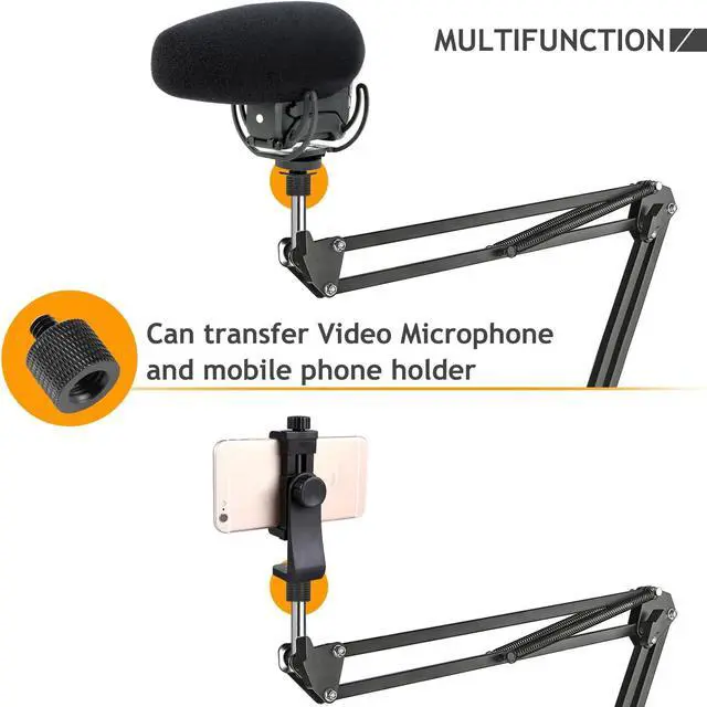 Alt view image 7 of 7 - Camera Screw Adapter 8 Pieces Thread 1/4" Male to 3/8" Female and 3/8" Male to 1/4" Female Adapter with Rubber Pad for Camera Monitor, Tripod, Mount