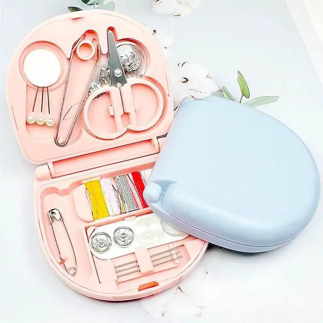 Alt view image 3 of 7 - 2 Pack Mini Sewing Kit, Portable Travel Sewing Kit with Needles,Threads, Scissors,Buttons & Needle Threader,Small Emergency Sewing Repair Kit for Home, Travel, Office, Dorm & Beginners