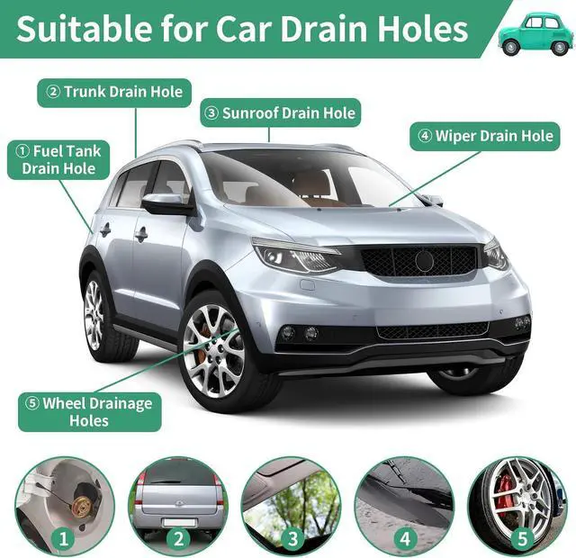 Alt view image 4 of 7 - 3 PCS Sunroof Drain Cleaning Tool, 120 Inch Long Flexible Tube Kit | Auto Sunroof Cleaning Brush. Drain Brush Pipe Cleaners. Ideal for Car Sunroof Windshield Wiper Drain Hole